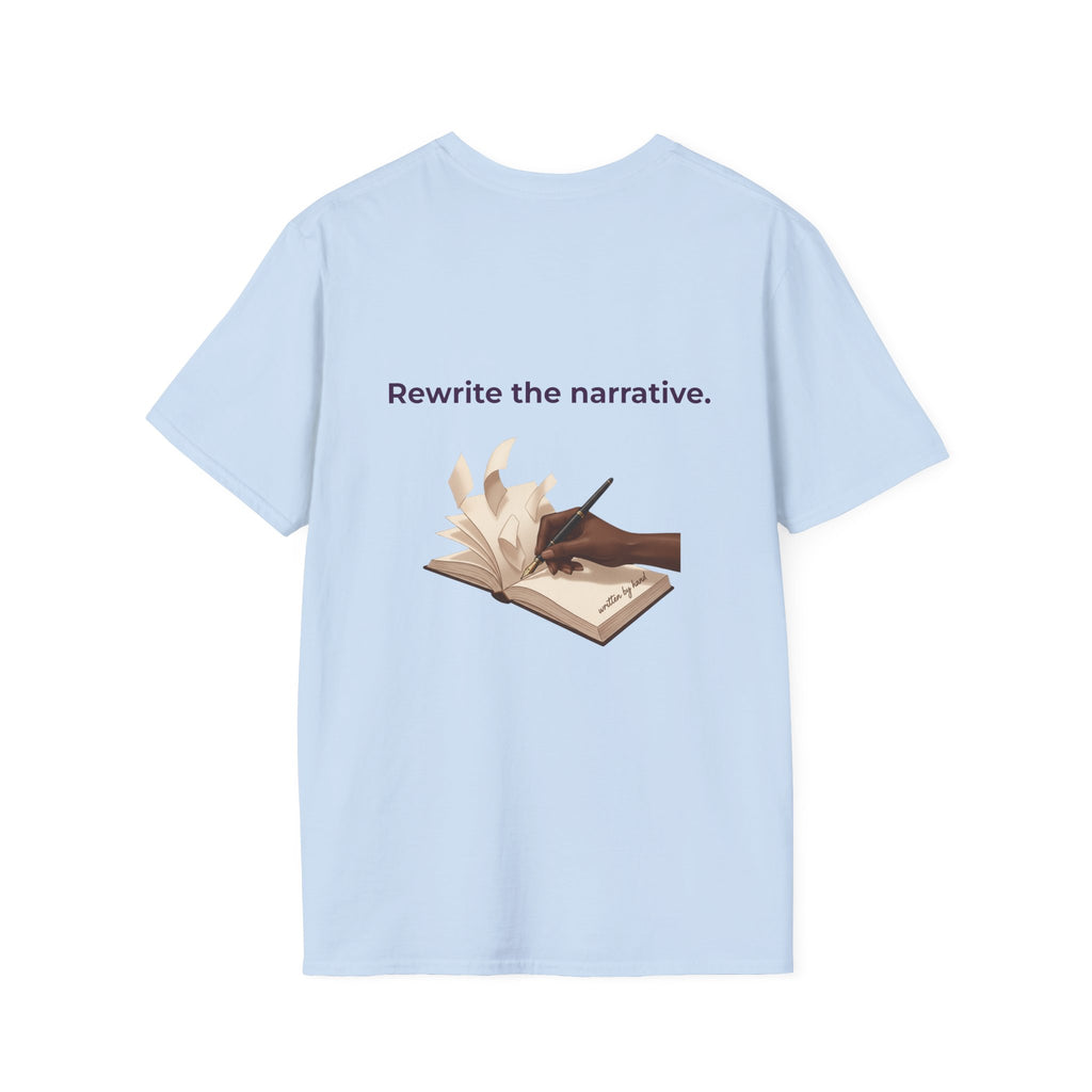 Women T-Shirt | Feminist Typography Tee Her Story "Give Her Flowers" Edition