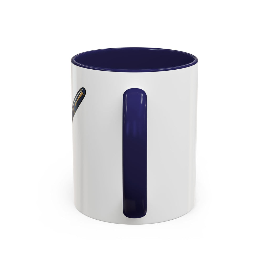 Rewrite the Narrative Coffee Mug – 11/15oz Accent Black-Trim Mug