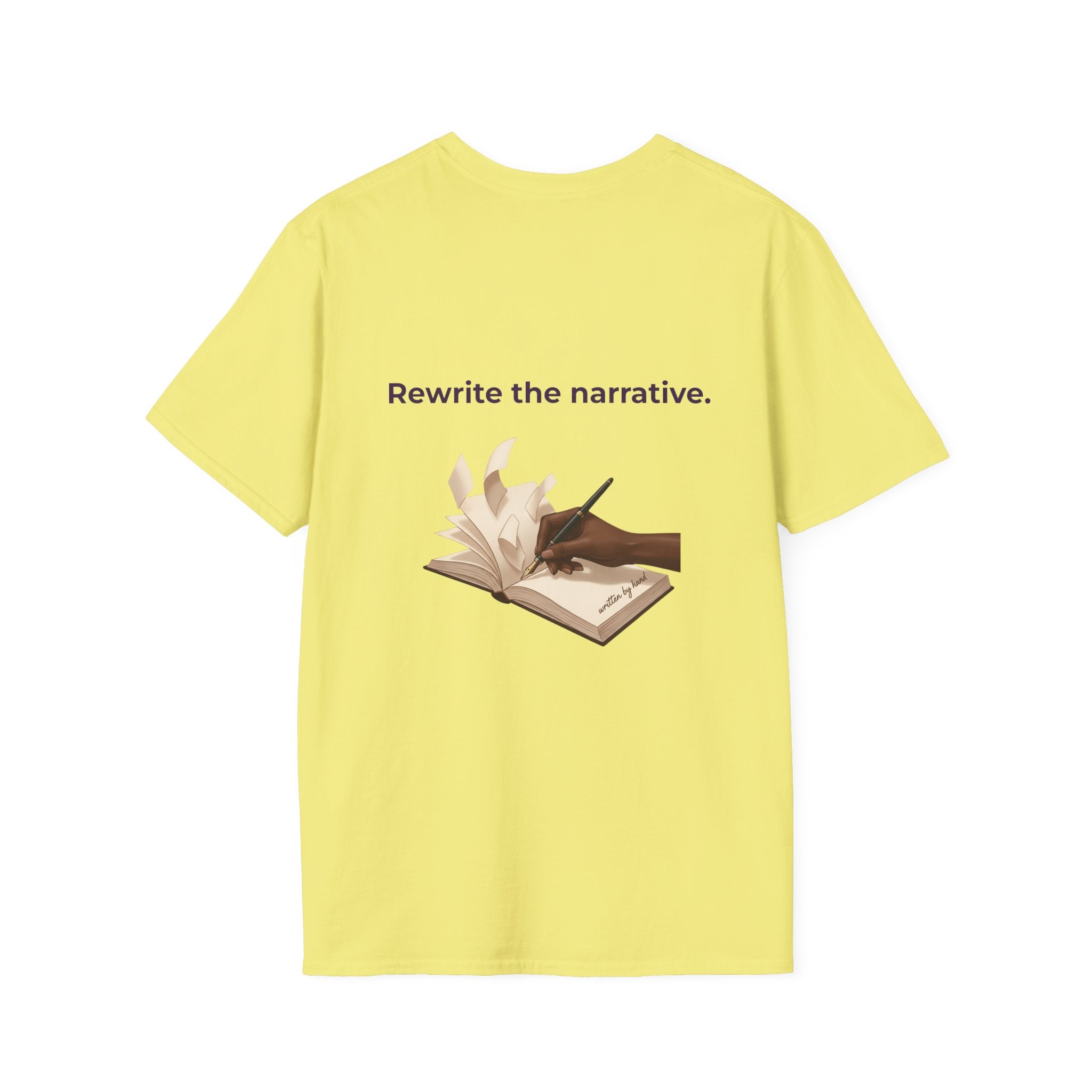 Women T-Shirt | Feminist Typography Tee Her Story "Give Her Flowers" Edition