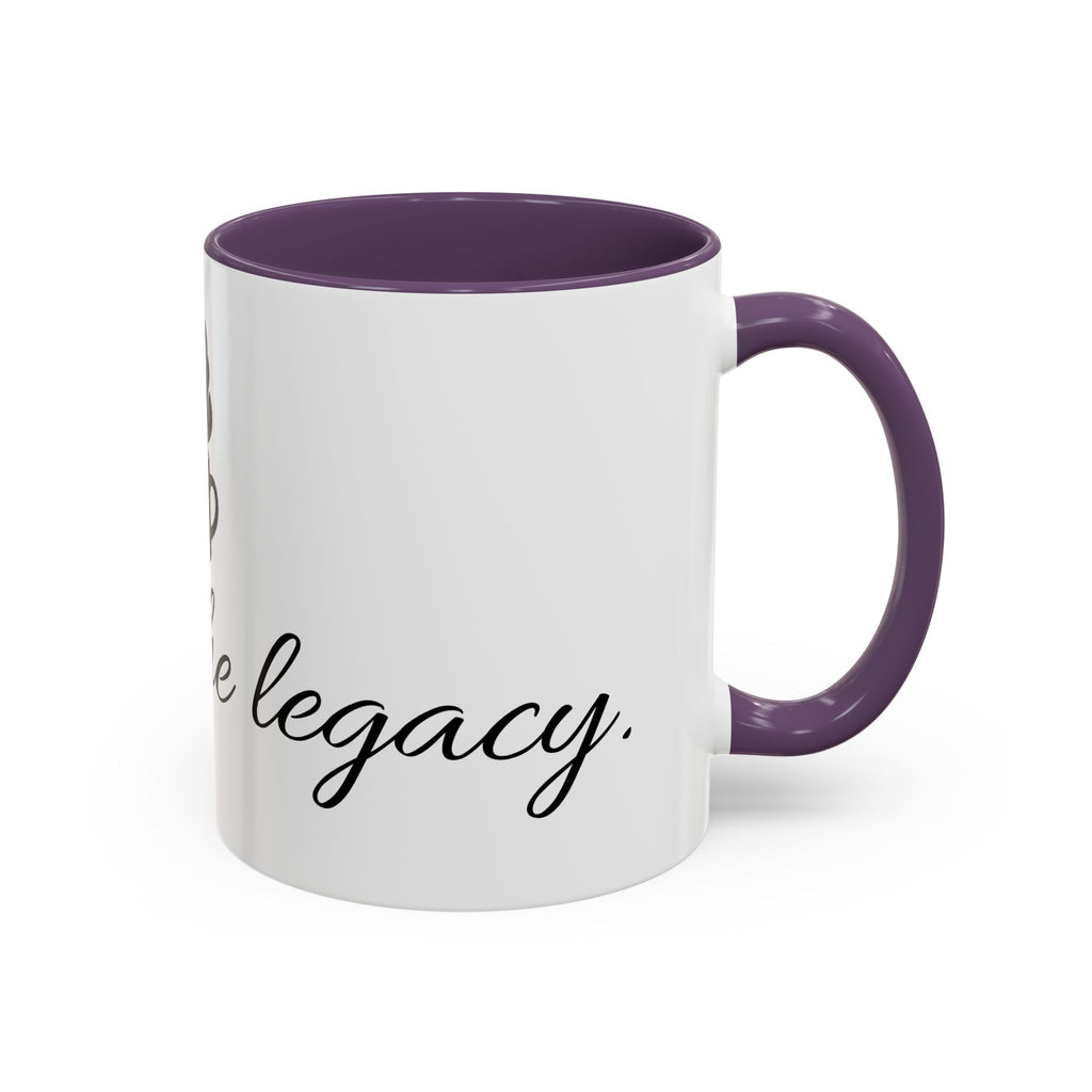 Sipping the Legacy Coffee Mug — Motivational Accent Mug for Morning Rituals