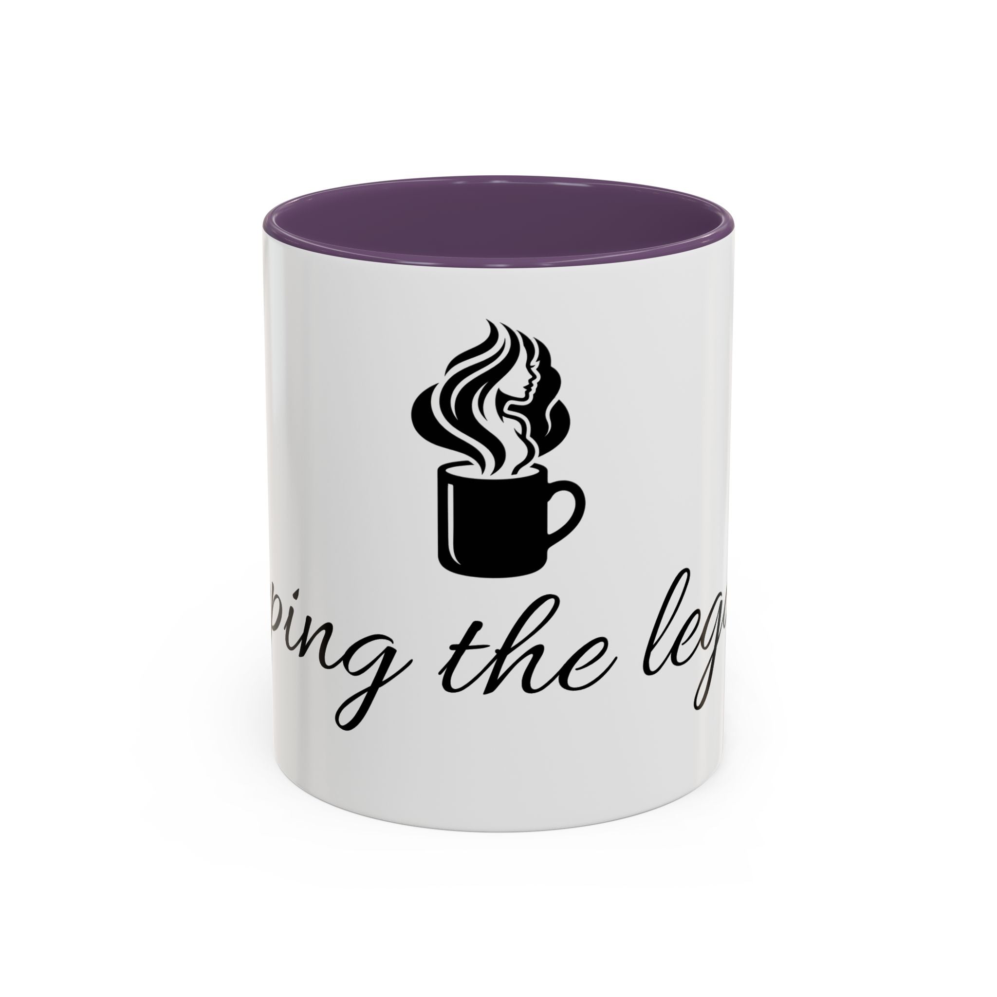 Sipping the Legacy Coffee Mug — Motivational Accent Mug for Morning Rituals