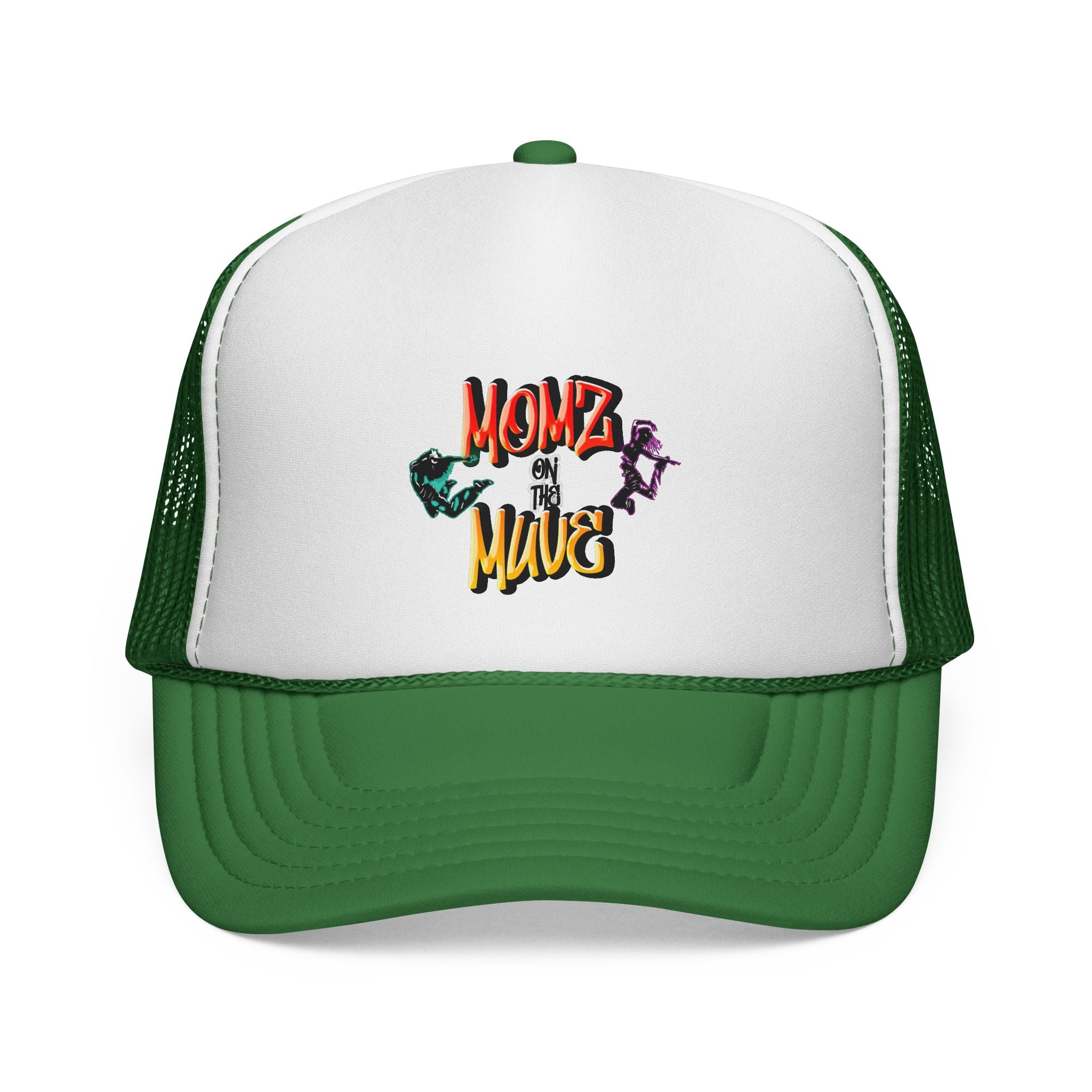 Momz on the Muve Trucker Cap — Retro Skate Mom Mesh Hat