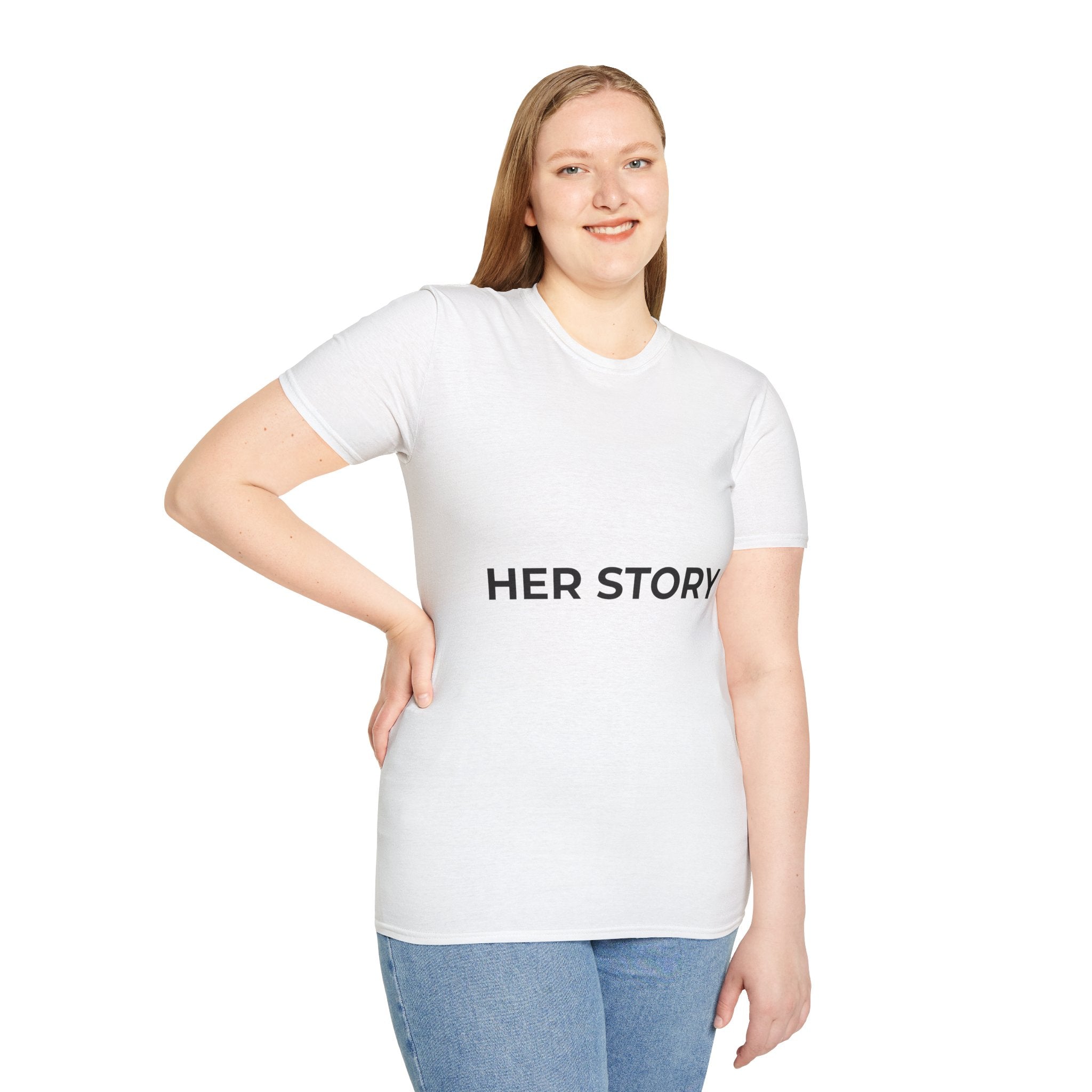 Unisex Soft style T-Shirt | HER STORY "Give Her Flowers" Edition