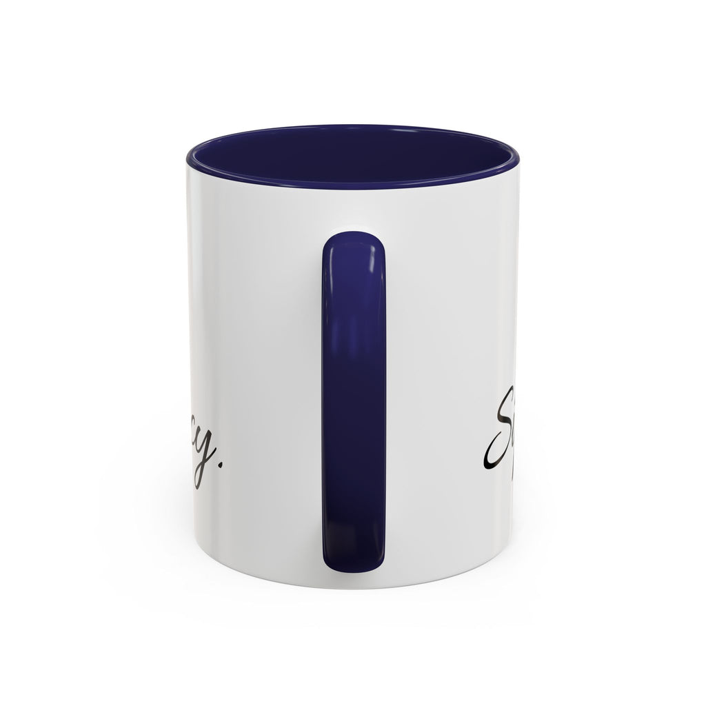 Sipping the Legacy Coffee Mug — Motivational Accent Mug for Morning Rituals