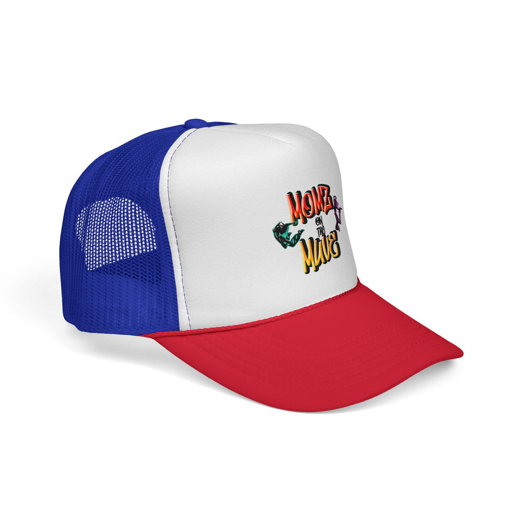 Momz on the Muve Trucker Cap — Retro Skate Mom Mesh Hat