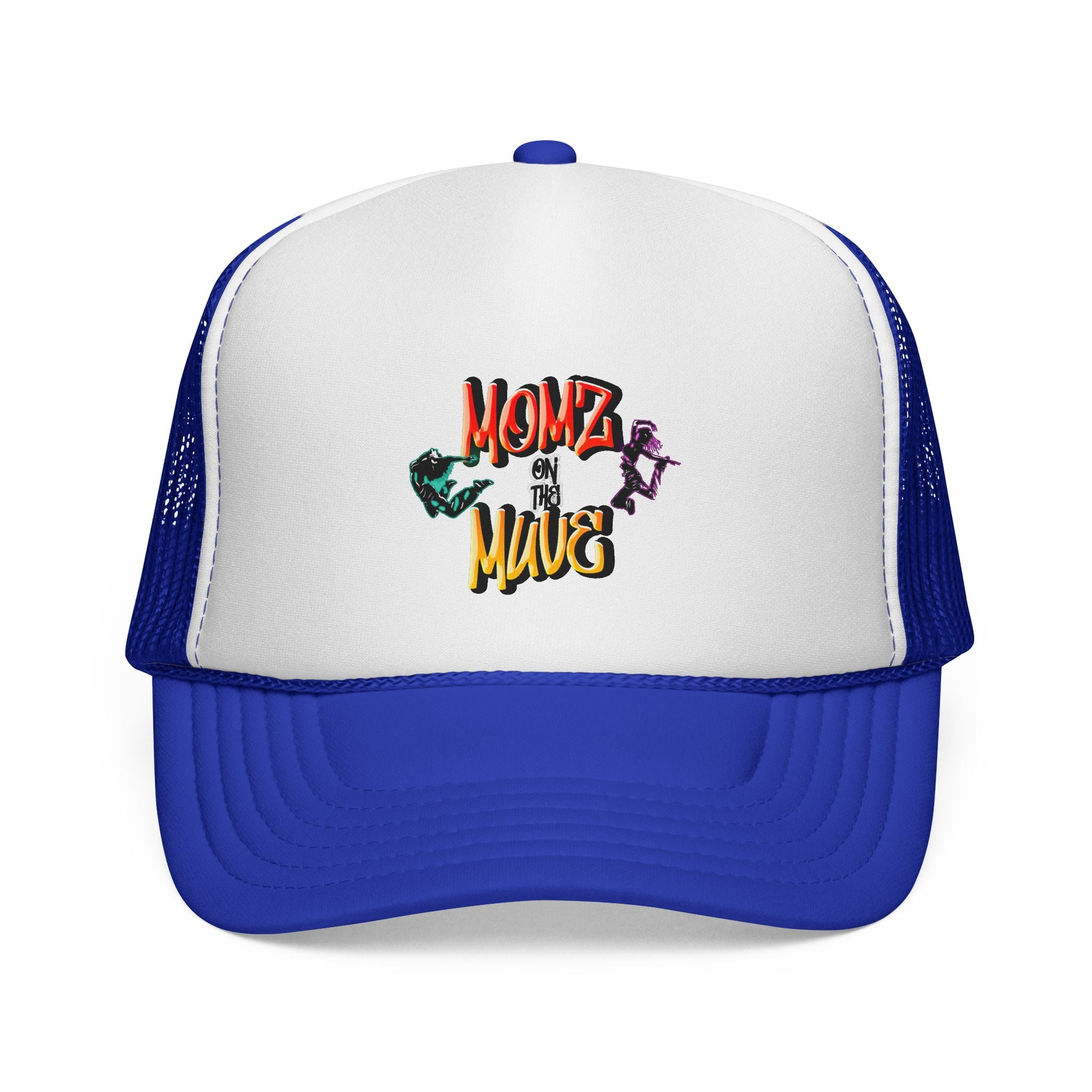 Momz on the Muve Trucker Cap — Retro Skate Mom Mesh Hat