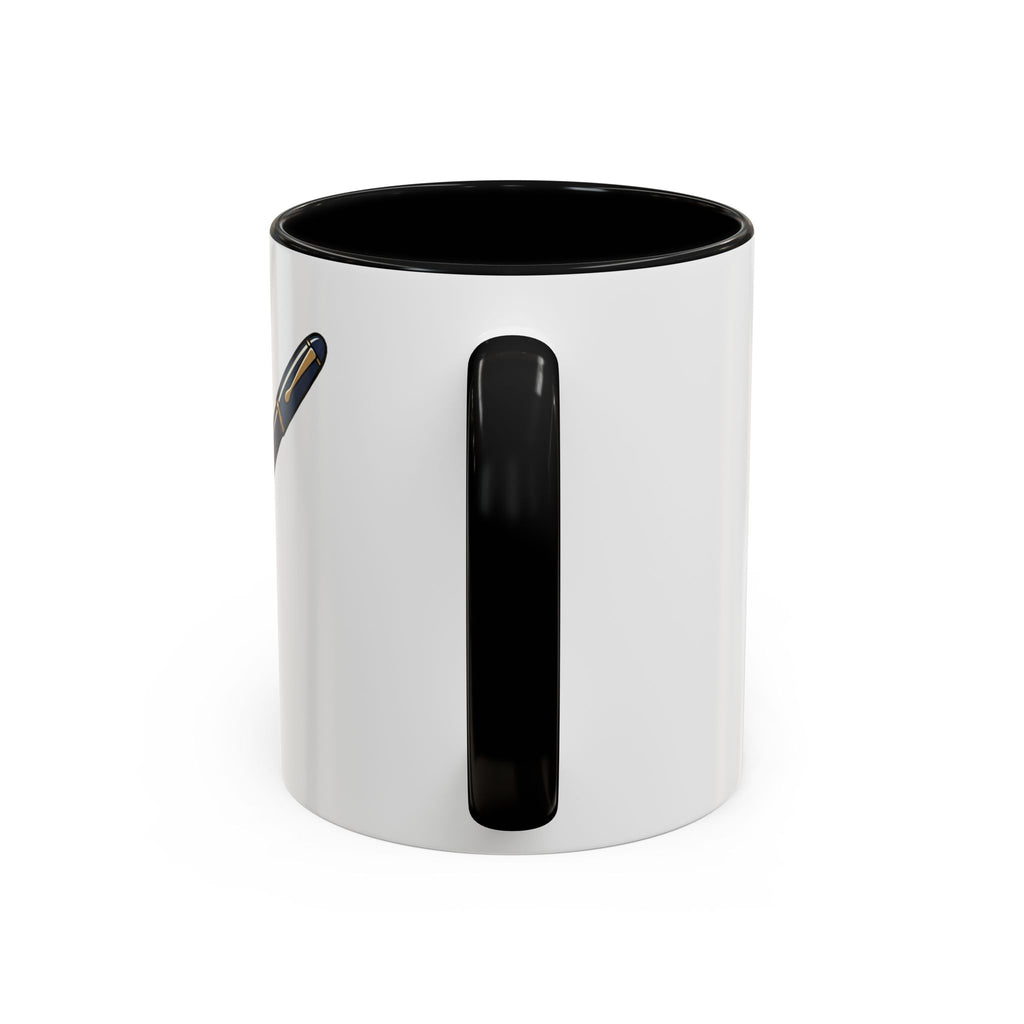 Rewrite the Narrative Coffee Mug – 11/15oz Accent Black-Trim Mug