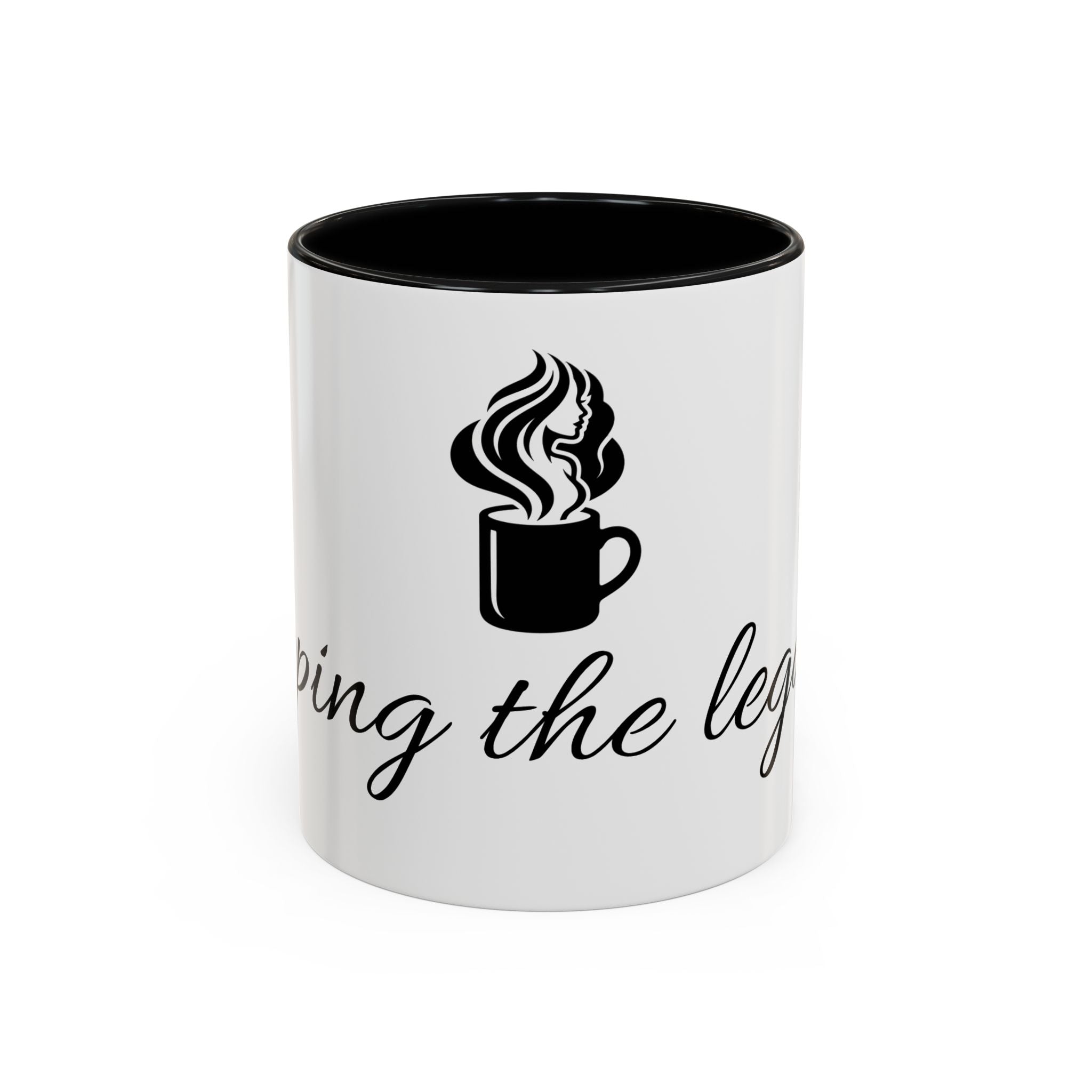 Sipping the Legacy Coffee Mug — Motivational Accent Mug for Morning Rituals